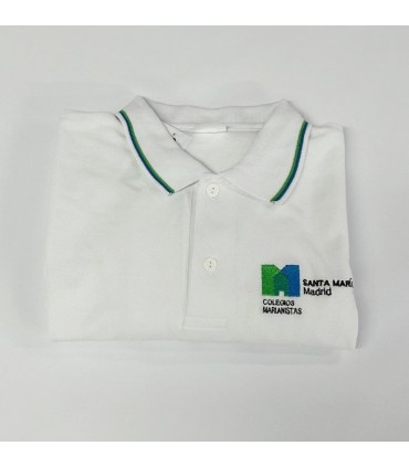 Polo De Manga Corta Bordado Primaria Santa María de Madrid