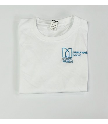Camiseta Algodón Bordada infantil Santa María de Madrid