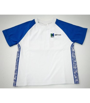Camiseta de Algodón Estampada Santa María de Madrid